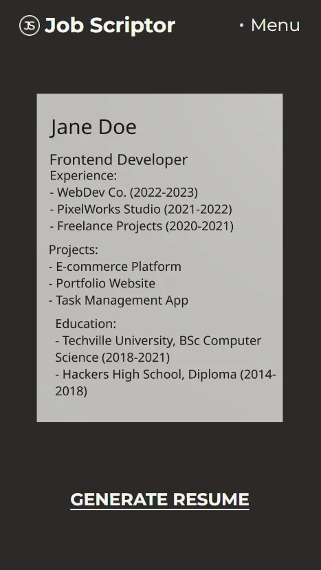 Job Scriptor image 4